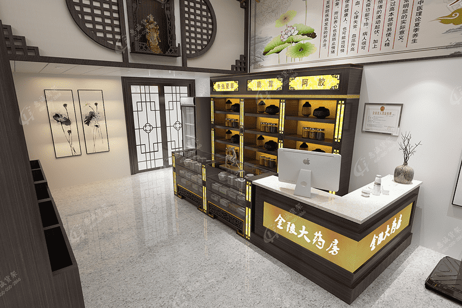 藥店貨架|中藥店貨架|中藥柜|實(shí)木貨架