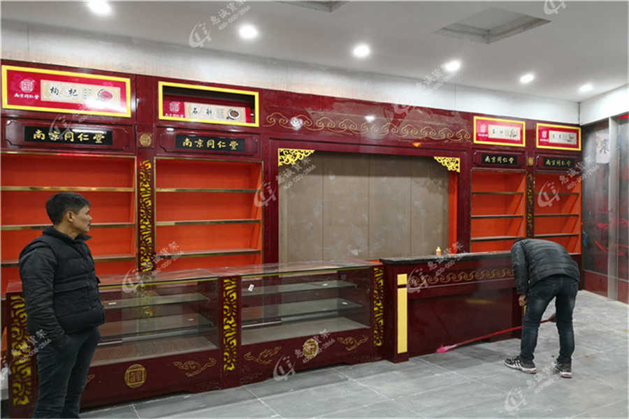 中藥柜，中藥店貨架，實木中藥柜