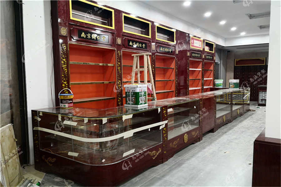 中藥柜，中藥店貨架，實木中藥柜