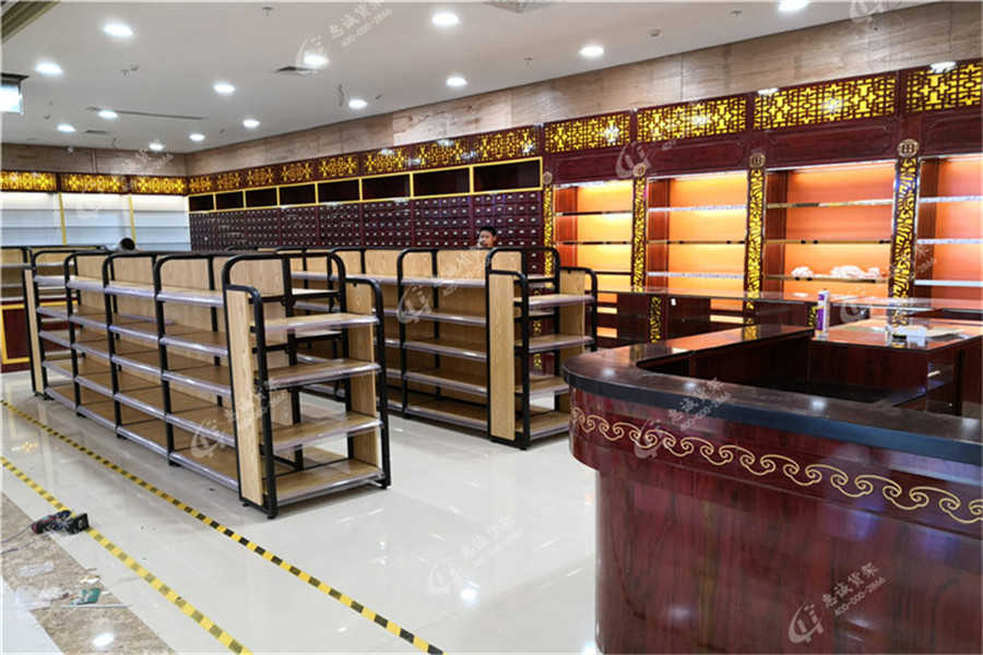 中藥柜，中藥店貨架，實(shí)木中藥柜