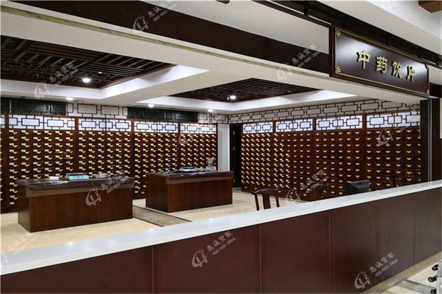 中藥柜，中藥店貨架，實(shí)木中藥柜