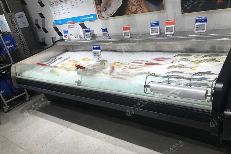 超市生鮮貨架擺放圖片