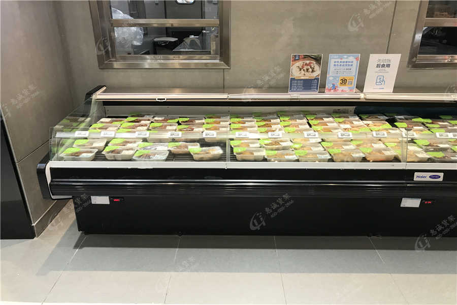超市生鮮貨架擺放圖片