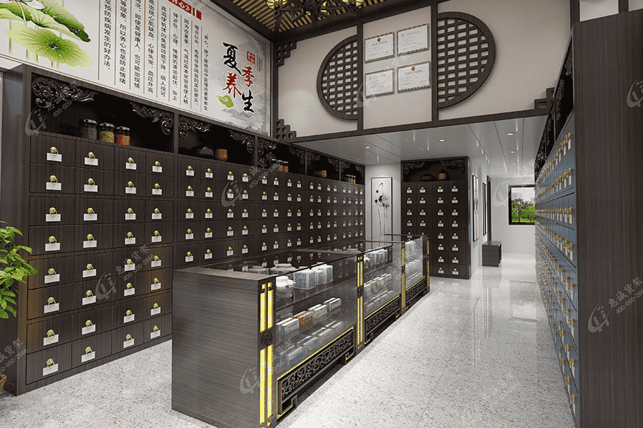藥店內(nèi)部裝修，貨架設(shè)計很重要