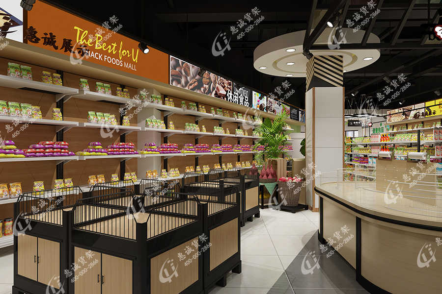 進(jìn)口食品店鋪貨架布局方式